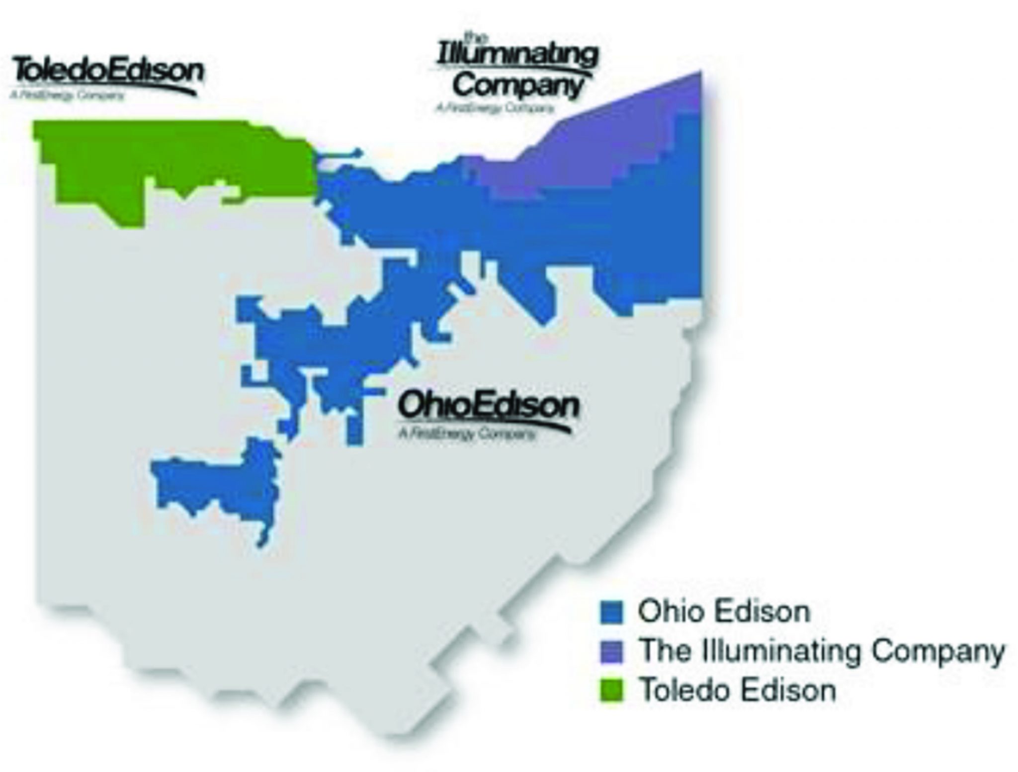 First Energy Ohio Map Energy Optimizers, USA